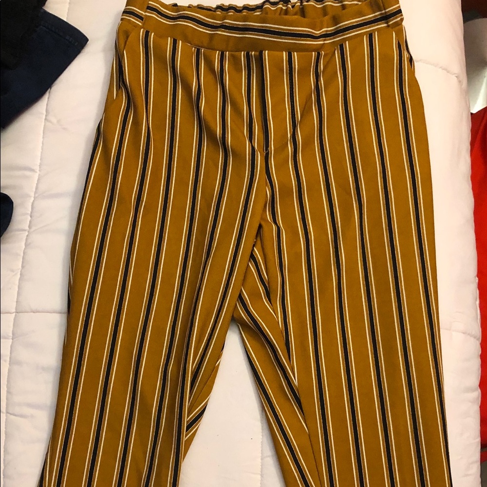 Cuffed, stylish, high waisted pants